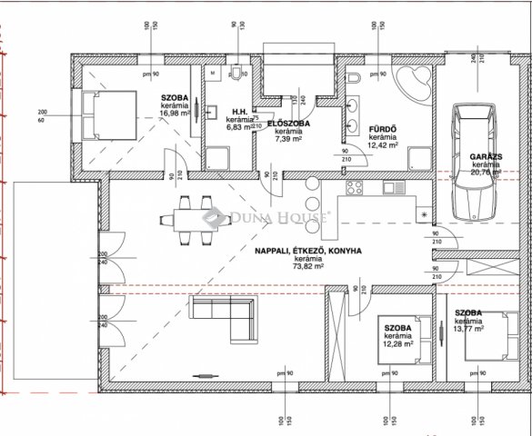 Eladó ikerház, Budapesten, XVIII. kerületben 149.9 M Ft, 4 szobás