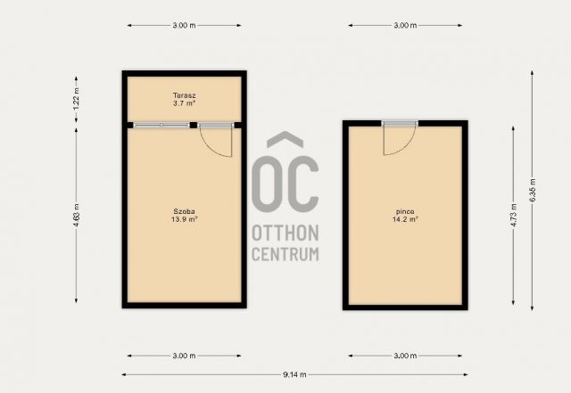 Eladó családi ház, Becsehelyen 5.4 M Ft, 1 szobás