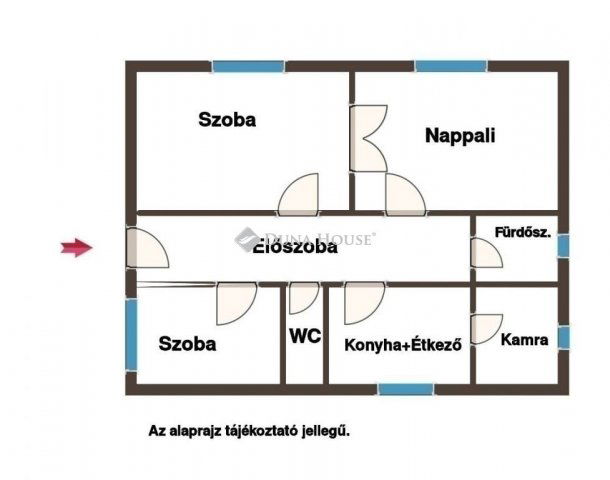 Eladó családi ház, Halásztelken 77.99 M Ft, 3 szobás