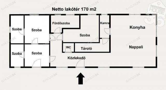 Eladó családi ház, Tiszaalpáron 25.9 M Ft, 5 szobás