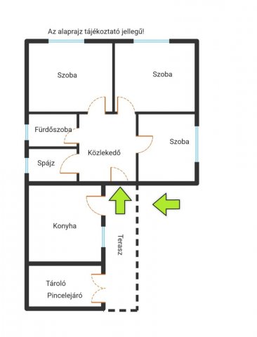 Eladó családi ház, Felsőszentivánon 15.5 M Ft, 3 szobás