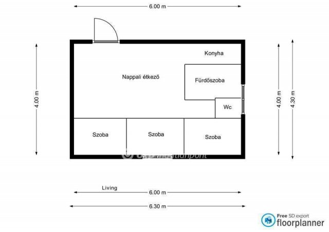 Eladó családi ház, Szigethalmon 89 M Ft, 6 szobás