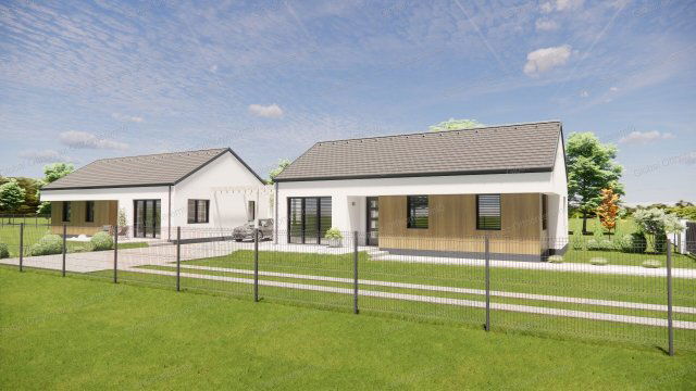 Eladó ikerház, Mosonudvaron 74 M Ft, 4 szobás