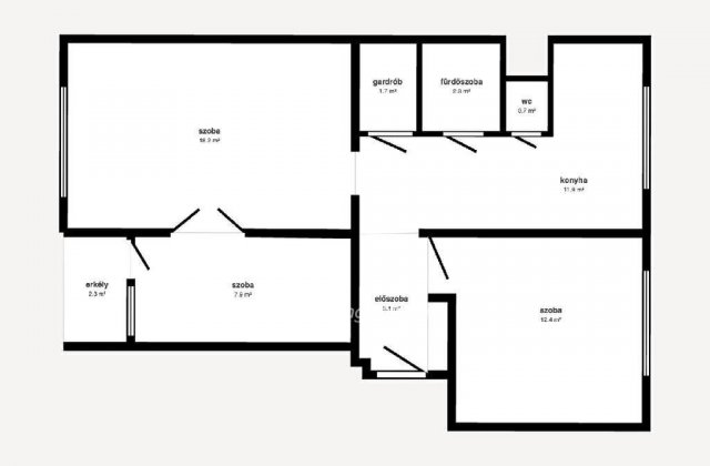 Eladó panellakás, Miskolcon 35.9 M Ft, 2+1 szobás
