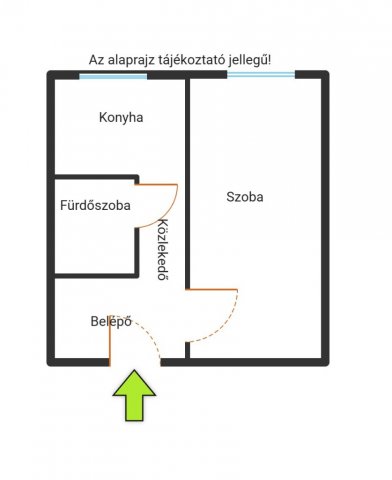 Eladó panellakás, Baján 27.99 M Ft, 1 szobás