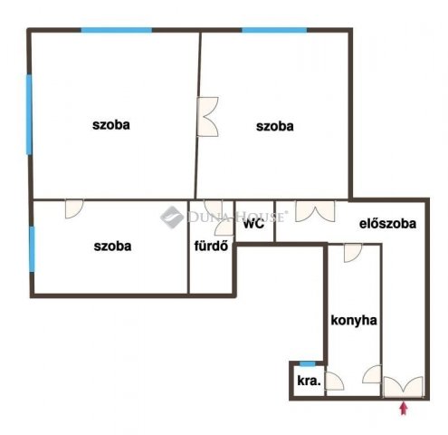 Eladó téglalakás, Budapesten, VIII. kerületben 125 M Ft