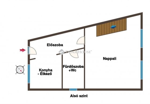 Eladó családi ház, Leányfaluban 89.9 M Ft, 4 szobás