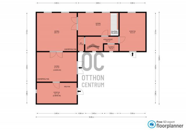 Eladó családi ház, Nagykőrösön 24.3 M Ft, 3 szobás