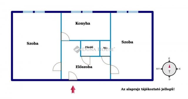 Kiadó téglalakás, albérlet, Pakson 180 E Ft / hó, 2 szobás