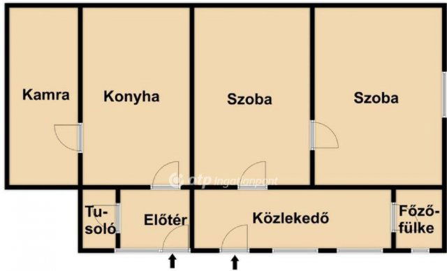Eladó családi ház, Hosszúpályin 12.5 M Ft, 2 szobás