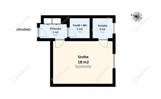 Eladó téglalakás, Miskolcon 17.49 M Ft, 1 szobás