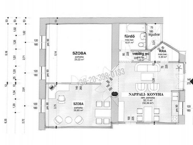 Eladó téglalakás, Budapesten, VIII. kerületben 89.9 M Ft