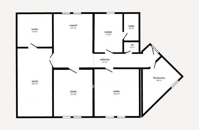 Eladó téglalakás, Tiszavasváriban 31.5 M Ft, 3+1 szobás