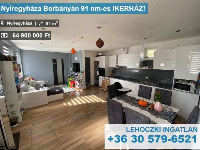 Eladó ikerház, Nyíregyházán 64.9 M Ft / költözzbe.hu