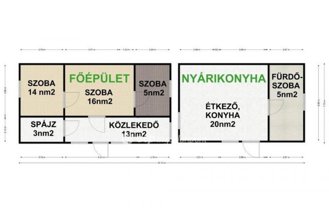 Eladó családi ház, Derecskén 10 M Ft, 2+1 szobás