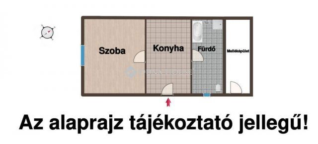 Eladó családi ház, Jászberényben 16.5 M Ft, 1 szobás