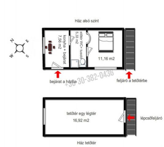 Eladó nyaraló, Verőcén 25 M Ft, 1 szobás / költözzbe.hu