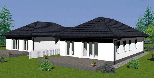 Eladó ikerház, Dabason 134.9 M Ft, 5 szobás