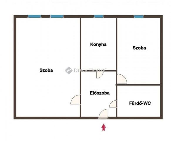 Eladó panellakás, Pécsett 34.9 M Ft, 2 szobás