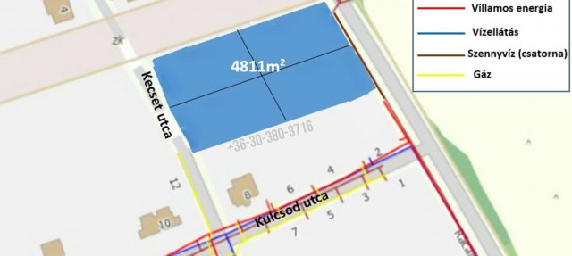 Eladó telek, Kulcson 8.9 M Ft / költözzbe.hu