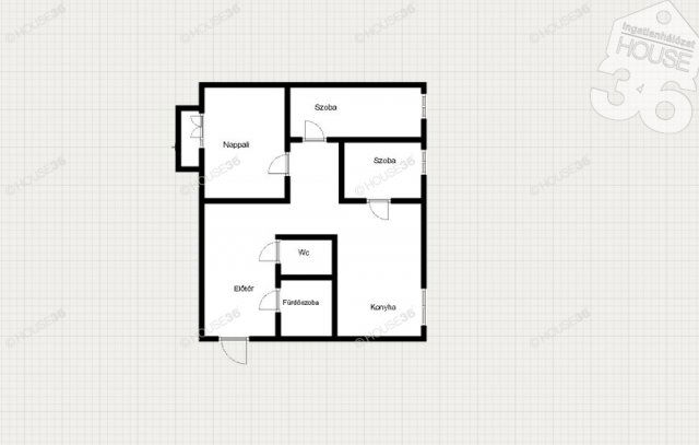 Eladó panellakás, Nagykőrösön 27.9 M Ft, 3 szobás