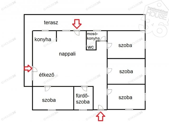 Eladó családi ház, Kecskeméten 90 M Ft, 5 szobás