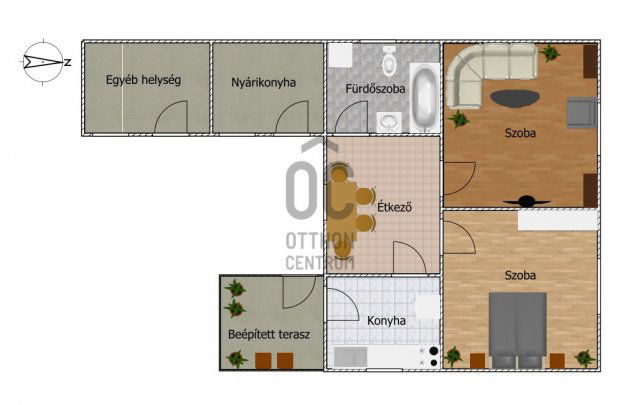 Eladó családi ház, Tápiószecsőn 36.9 M Ft, 2 szobás