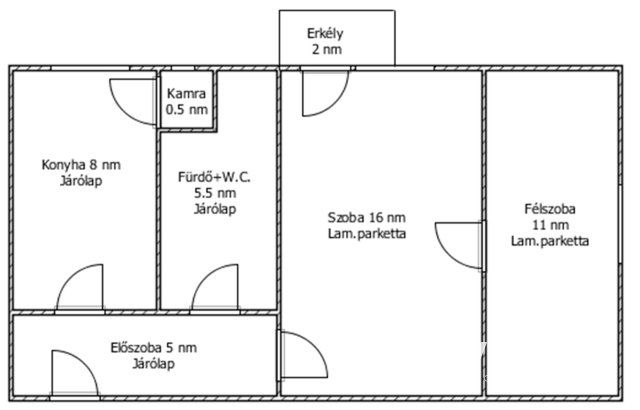 Kiadó téglalakás, albérlet, Salgótarjánban 110 E Ft / hó