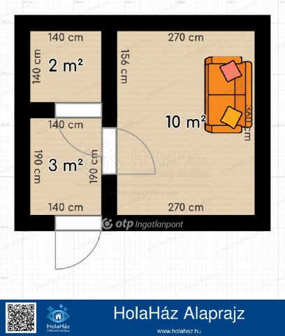Eladó családi ház, Debrecenben 25.3 M Ft, 1 szobás