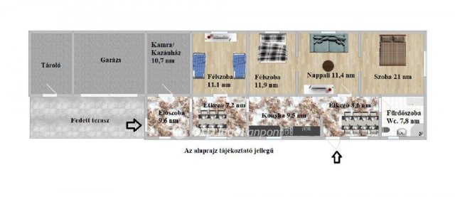 Eladó családi ház, Mezőtúron 19.9 M Ft, 1+2 szobás
