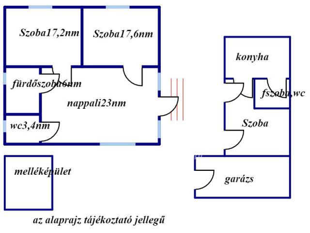 Eladó családi ház, Nyírábrányon 25 M Ft, 2 szobás