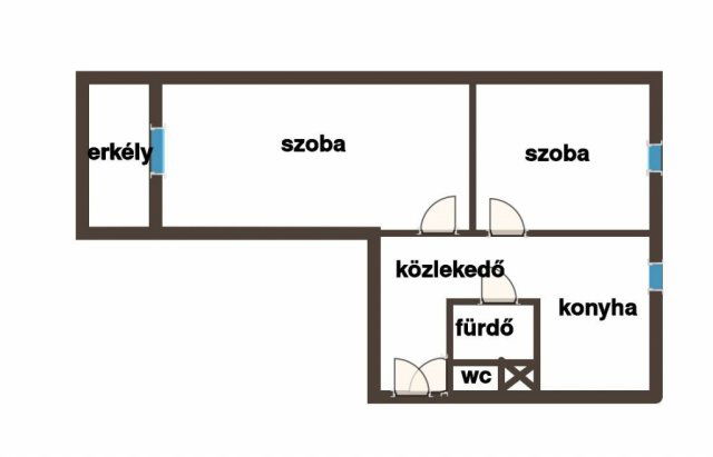 Eladó panellakás, Pécsett 39.9 M Ft, 2 szobás