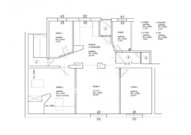 Eladó téglalakás, Budapesten, I. kerületben 135 M Ft, 3+1 szobás