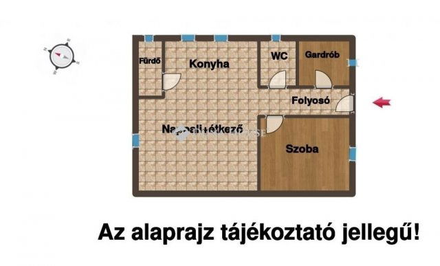 Eladó családi ház, Sülysápon 27.9 M Ft, 1 szobás