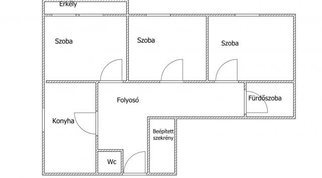 Eladó panellakás, Siófokon 59.9 M Ft, 3 szobás