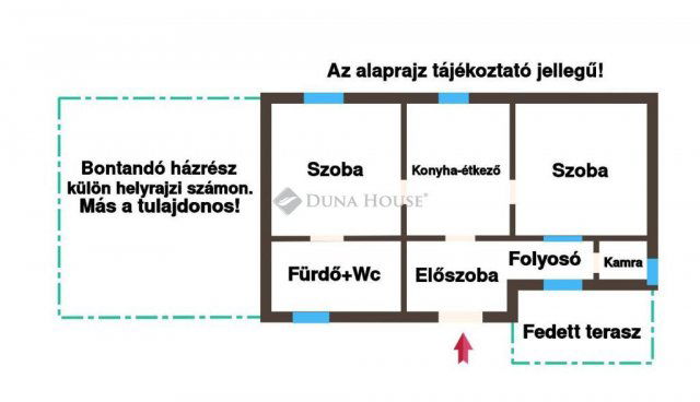 Eladó családi ház, Dombóváron 13 M Ft, 2 szobás