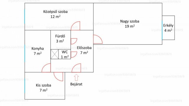 Eladó panellakás, Nyíregyházán 45.9 M Ft, 3 szobás