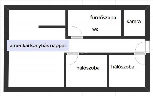 Eladó téglalakás, Zalaegerszegen 38.99 M Ft, 1+2 szobás