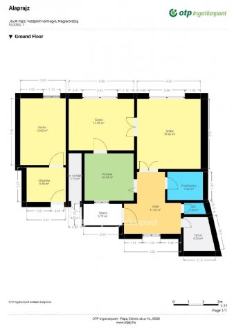 Eladó családi ház, Pápán 31.9 M Ft, 3 szobás