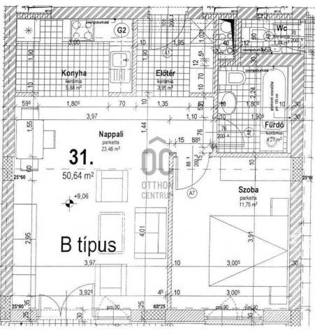 Eladó téglalakás, Budapesten, XI. kerületben 110 M Ft, 2 szobás