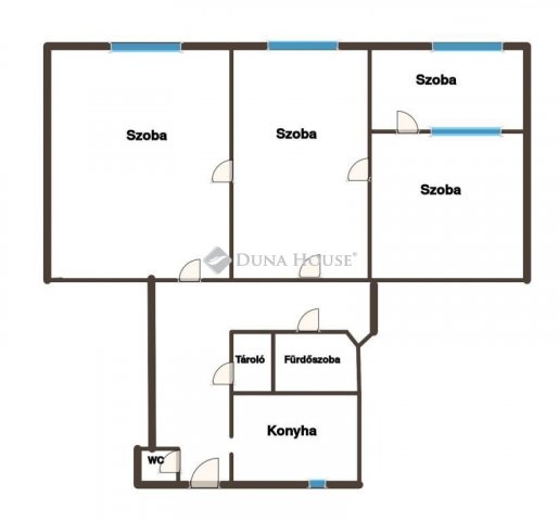 Kiadó téglalakás, albérlet, V. kerületben, Alkotmány utcában