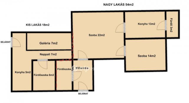 Eladó téglalakás, Budapesten, V. kerületben 124.9 M Ft