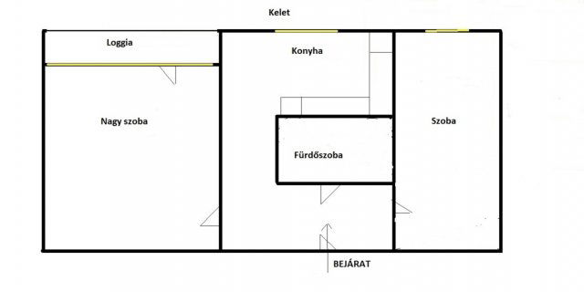 Eladó panellakás, Debrecenben, Görgey utcában 56.9 M Ft