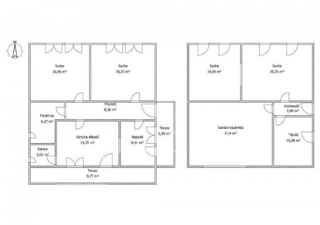 Eladó családi ház, Gyöngyösorosziban 19.99 M Ft, 2 szobás