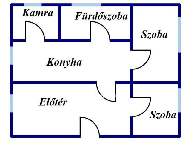 Eladó téglalakás, Zircen 35 M Ft, 2 szobás