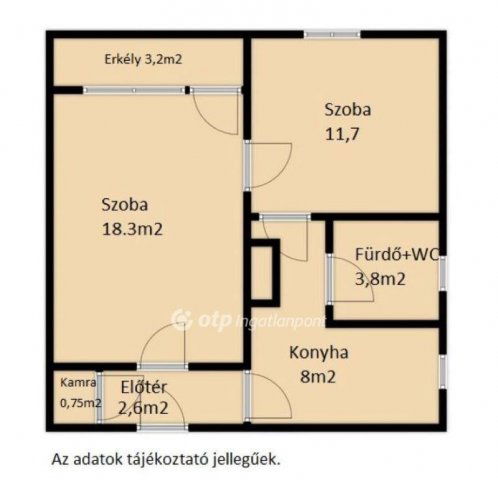 Kiadó téglalakás, albérlet, Kaposváron 130 E Ft / hó