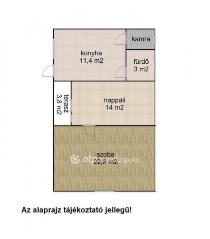 Eladó családi ház, Bujon 10 M Ft, 2 szobás
