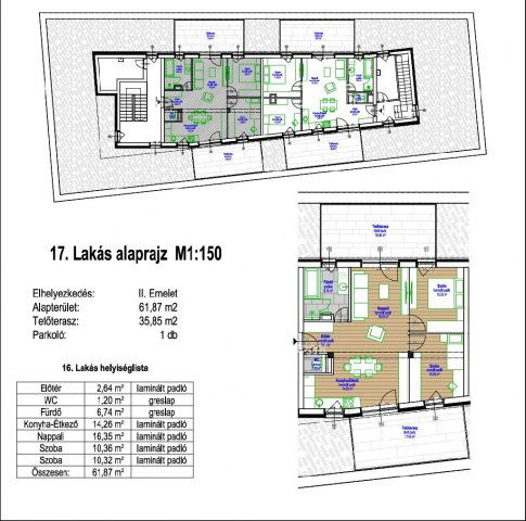 Eladó téglalakás, Mosonmagyaróváron 75.65 M Ft, 3 szobás