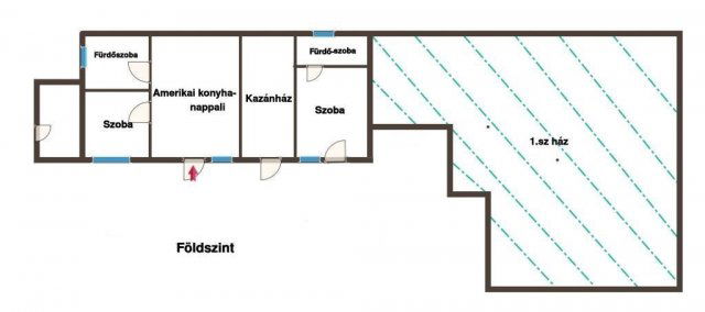 Eladó családi ház, Vecsésen 73.5 M Ft, 7 szobás