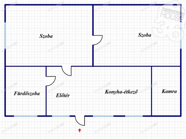 Eladó családi ház, Kunszálláson 34.9 M Ft, 2 szobás